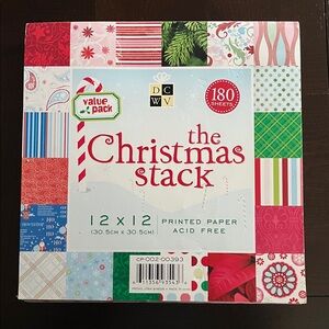 Vintage DCWV Christmas Stack Printed Paper